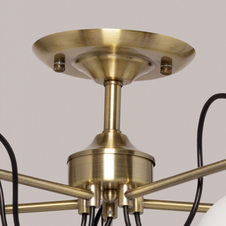 Люстра потолочная с лампочками DeMarkt 220014305+Lamps 