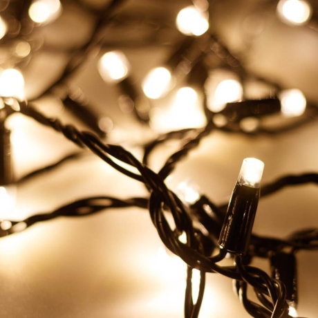 10м. Уличная гирлянда нить теплый свет Ardecoled 230V ARD-String-Pro-10000-Black-100Led-Std Warm 025824