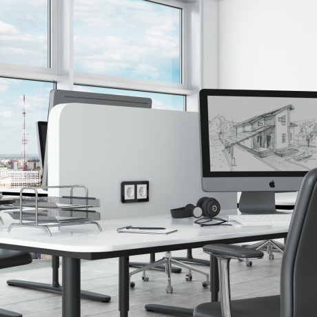 Розетка с заземлением и со шторками, без рамки Werkel белый матовый W1171161