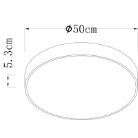 A2672PL-1BK Настенно-потолочный светодиодный светильник Arte Lamp Arena