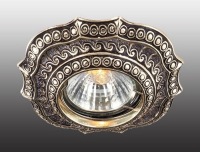 Нарушена упаковка. <23836> Встраиваемый точечный светильник Novotech Vintage 369857