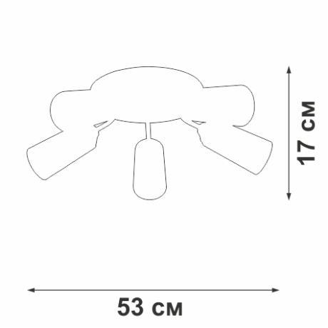 Потолочная люстра Vitaluce V3762 V3762-1/5PL