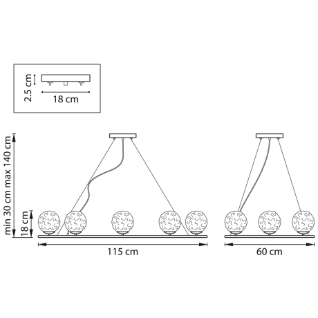 Подвесная люстра Lightstar Bari 815283 