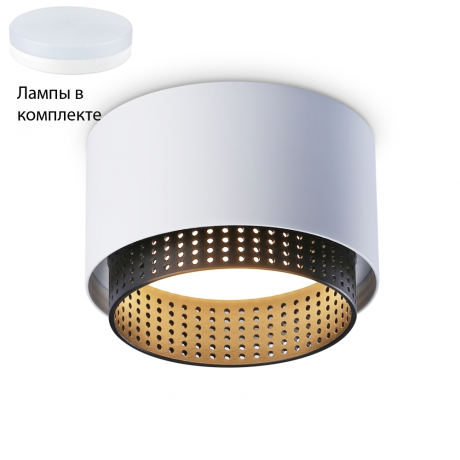 Встраиваемый светильник с лампочкой Ambrella light TN71271+Lamps 