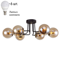 Потолочная люстра F-Promo Modestus с лампочками 2344-6U+Lamps E14 P45