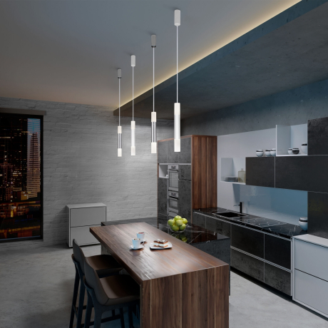 Подвесной светодиодный светильник Eurosvet Axel 50210/1 LED черный (a054205) 