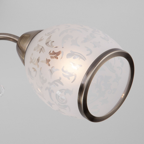 Подвесная люстра Eurosvet 30026/3 античная бронза 