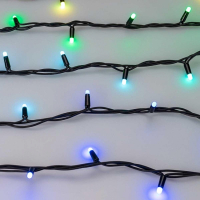 10м. Уличная гирлянда нить RGB Ardecoled 24V ARD-String-Pro-10000-Black-100Led-Milk-Live RGB-DMX (31754)