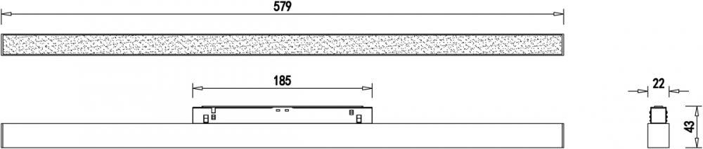 Трековый светильник 25W 3000К для магнитного шинопровода Line Donolux DL20293WW25B 
