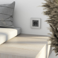 Рамка на 1 пост AluMax (алюминий) W0013506 Werkel (a066324)