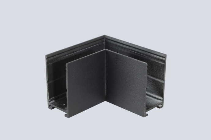 Соединитель для накладного шинопровода 220V угловой Crystal Lux CLT 0.215 04 BL 