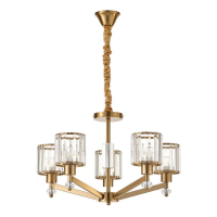 Подвесная люстра Escada 691/5S E27*60W Antique copper ADORN