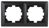 Рамка 2-постовая ЭРА Intro Solo антрацит 4-502-05 Б0043414