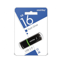 Набор из 3 шт, Флеш-диск 16 GB, SMARTBUY Paean, USB 2.0, черный, SB16GBPN-K (512769)