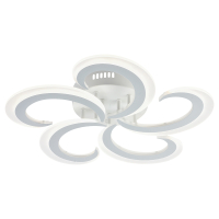 Потолочная диммируемая люстра с пультом ДУ Profit Light 8462/5 WHT 70W SMART (АЛИСА)
