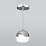 Подвесной светодиодный светильник Elektrostandard DLS023 9W 4200K белый/хром (a047803) 