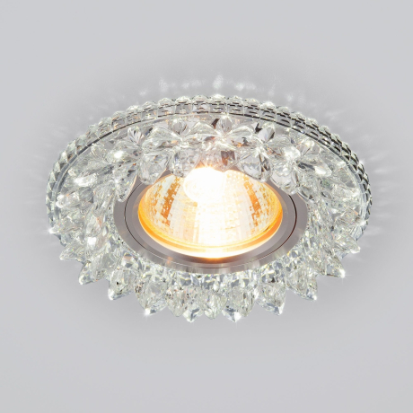 Встраиваемый светильник с LED подсветкой Elektrostandard 2212 MR16 CL (a039675) 