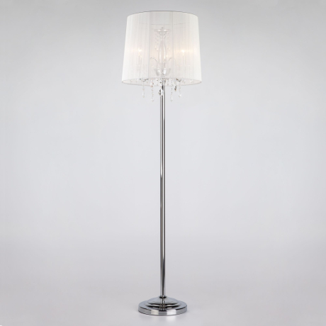 Торшер 2045/3F хром/белый Eurosvet Allata 