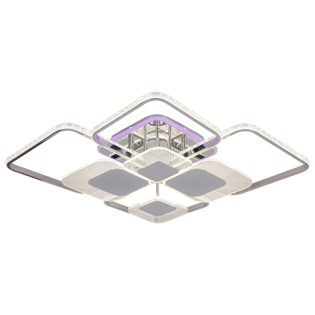 Потолочная светодиодная люстра с пультом ДУ Profit Light 5886/8 CHR 