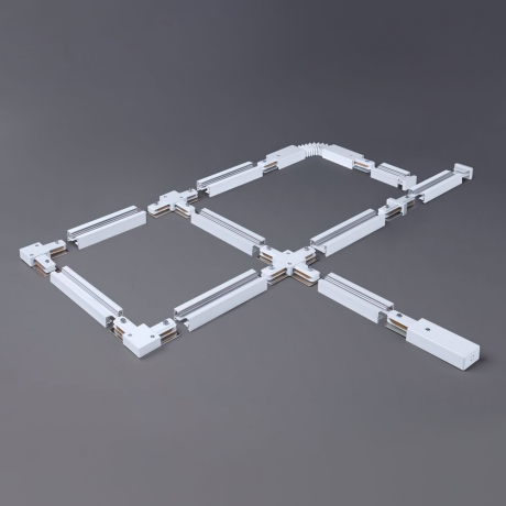 Гибкий коннектор для однофазного шинопровода Elektrostandard TRC-1-1-FLEX-WH / Гибкий коннектор для однофазного шинопровода (белый) (a039587) 