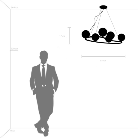 Подвесная люстра Lightstar Croco 815360 