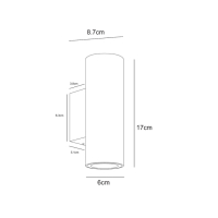 Фасадный светильник Arte Lamp Torcular A1807AL-2BK