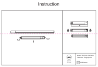 Трековый светильник 10W 3000К для магнитного шинопровода Maytoni Basis TR000-1-10W3K-W