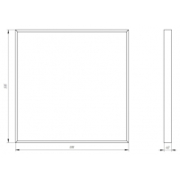 Светотиодная панель Эра SPO-910-1-40K-038 38Вт 4000К 3990Лм 595x595x40 (Б0057982)
