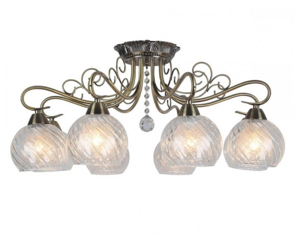 Люстра с поддержкой Алисы потолочная Omnilux OML-53507-08-A 