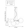 Подвесная люстра Lightstar Globo 815057 