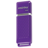 Набор из 3 шт, Флеш-диск 32 GB, SMARTBUY Quartz, USB 2.0, фиолетовый, SB32GBQZ-V (512787)