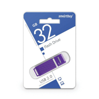 Набор из 3 шт, Флеш-диск 32 GB, SMARTBUY Quartz, USB 2.0, фиолетовый, SB32GBQZ-V (512787)