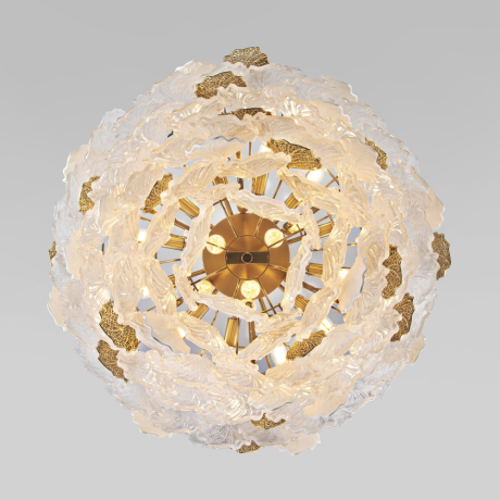 Подвесная люстра с фактурным стеклом Bogate's Leaf 369 (a065315) 