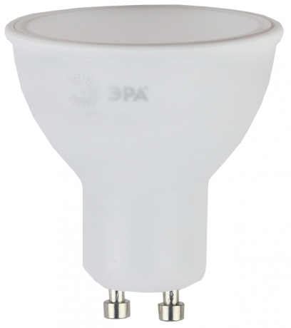 Лампа светодиодная ЭРА GU10 6W 4000K матовая LED MR16-6W-840-GU10 Б0020544 