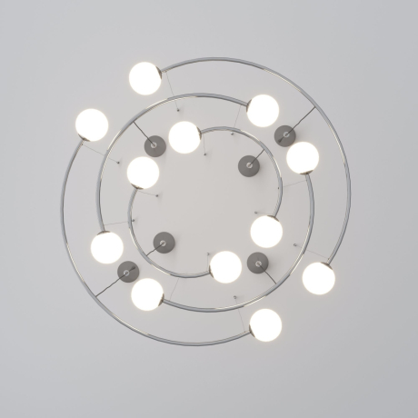 Подвесная люстра Bogates Brook 360/12 хром (a057671) 