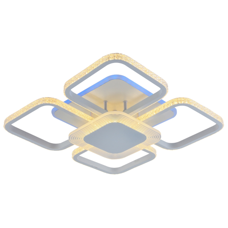 Потолочная светодиодная люстра с пультом ДУ Profit Light 5886/4+1 WHT 