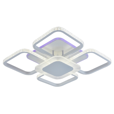 Потолочная светодиодная люстра с пультом ДУ Profit Light 5886/4+1 WHT 