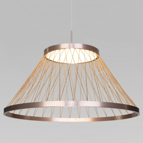 Подвесной светильник Eurosvet Cesta 40017/1 LED коричневый 