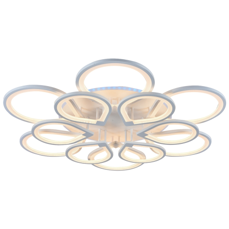 Светодиодная диммируемая люстра с ПДУ Profit Light 8000/6+6 WHT 