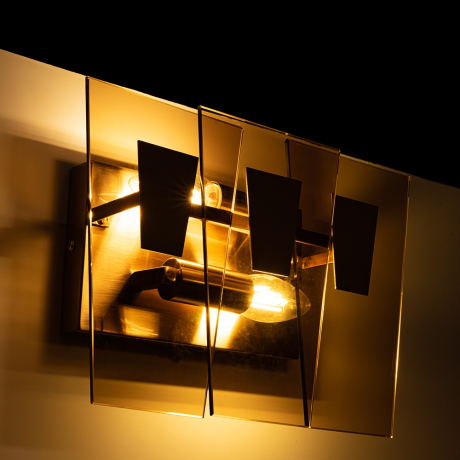 Светильник настенный с лампочками Arte lamp A4066AP-2PB+Lamps 