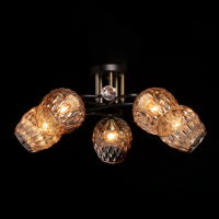 Люстра потолочная с лампочками DeMarkt 324019405+Lamps