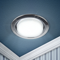 Нарушена упаковка!  <290800> KL35 CН /1 (к) Светильник ЭРА под лампу Gx53,220V, 13W,хром (80/1680) Б0048946