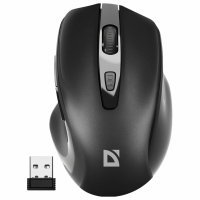 Мышь беспроводная DEFENDER Prime MB-053, USB, 5 кнопок + 1 колесо-кнопка, оптическая, черная, 52053 (513822)