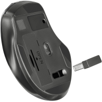 Мышь беспроводная DEFENDER Prime MB-053, USB, 5 кнопок + 1 колесо-кнопка, оптическая, черная, 52053 (513822)