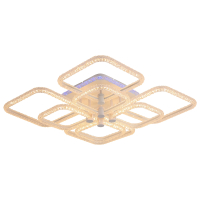 Светодиодная диммируемая люстра с ПДУ Profit Light 8049/4+4 WHT B 200W+8W RGB