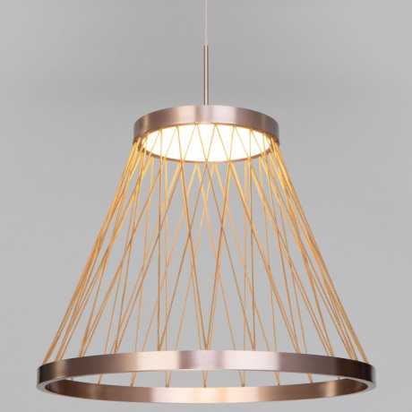 Подвесной светильник Eurosvet Cesta 40016/1 LED коричневый 