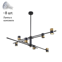 Люстра на штанге с лампочками F-Promo Chart 3092-8P+Lamps Gu10