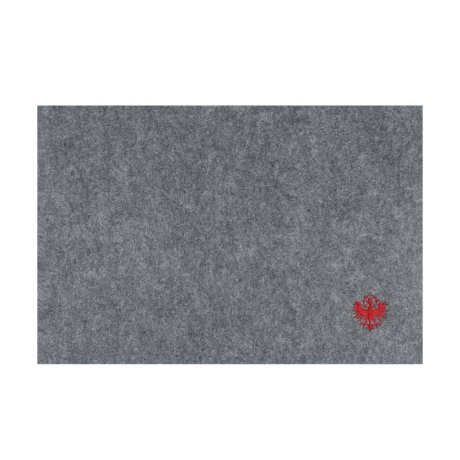 420133 Салфетка для сервировки декоративная (плейсмат) LAKANDAVA, L450, B300, H3, полиэстер, серый, красный Eglo 