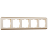 Рамка на 5 постов (шампань) Werkel W0052111
