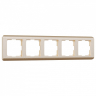 Рамка на 5 постов Werkel Stream (шампань) W0052111